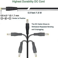 Gonine 6V 1A AC-DC adapter vérnyomásmérő, vérglukóz mérő, mérleg, billentyűzet tápellátásához 4