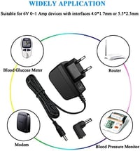 Gonine 6V 1A AC-DC adapter vérnyomásmérő, vérglukóz mérő, mérleg, billentyűzet tápellátásához 2
