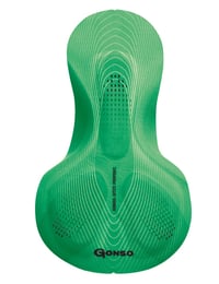 Pantaloni scurți de ciclism pentru bărbați Gonso Sitivo M - bazon Sitivo Comfort, silicon anti-alunecare, croială strâmtă - Negru/Verde aprins - Mărimea L 4