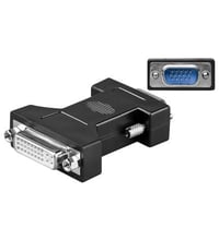 Adaptor convertor goobay mamă DVI (24+5) - tată VGA HD cu 15 pini 4