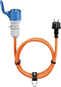 goobay CEE lakókocsi adapter kábel IP44 védősapkával - 1,5 m 1