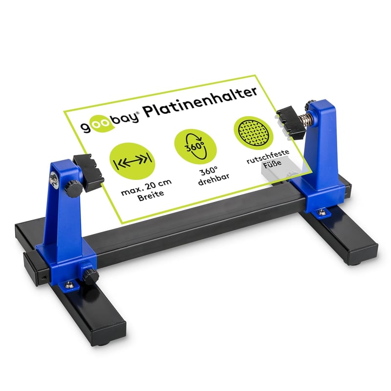 goobay PCB nyáklap tartó rögzítő szereléshez és szervizhez