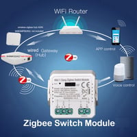 Good Wife Zigbee okos relé kapcsoló RF 433 MHz Tuya Smart Life vezérléshez Alexa Google Home kompatibilis 6