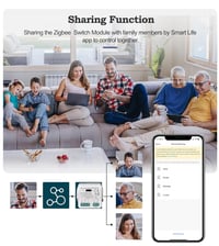 Good Wife Zigbee okos relé kapcsoló RF 433 MHz Tuya Smart Life vezérléshez Alexa Google Home kompatibilis 4