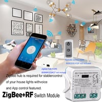 Good Wife Zigbee okos relé kapcsoló RF 433 MHz Tuya Smart Life vezérléshez Alexa Google Home kompatibilis 5