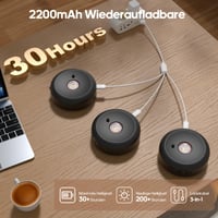 GOODEA Bezdrôtové LED bodové osvetlenie obrazov s 2200 mAh batériou, diaľkovým ovládaním a časovačom, stmievateľné, 3 farby svetla, na stenu a do vitrín 2