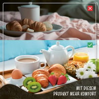 GOODS+GADGETS Bambusový servírovací podnos do postele 70x45 cm veľkosť XXL – Drevený podnos na raňajky do postele 4