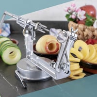 GOODS+GADGETS Deluxe nerezový krájač, šúpač a jadrovník na jablká 3 v 1 - škrabka na zemiaky 8