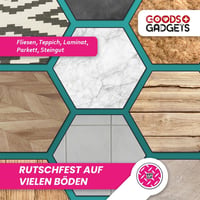 GOODS+GADGETS rozsdamentes acél ajtórögzítő 11x6cm 1,2kg 3