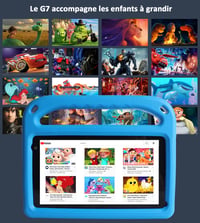 Tablet pre deti GOODTEL s Androidom, 13,7 palca, 7 GB RAM + 64 GB ROM, WiFi, Bluetooth, GPS, Obchod Play, rodičovská kontrola, MicroSD, EVA 3