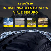 Snehové reťaze Goodyear 77913 G9, 9 mm pre osobné autá, veľkosť 120, s certifikáciou TÜV Süd a ÖNORM V5117 4