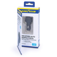 Autonabíjačka Goodyear, 2-portová, USB-C PD 20W a USB QC 3.0 rýchlonabíjačka na mobilný telefón 3