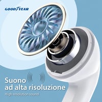 Goodyear True Wireless fülhallgató Bluetooth 5.3, 60 órás töltőtokkal, USB-C 6