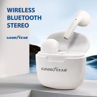 Goodyear True Wireless fülhallgató Bluetooth 5.3, 60 órás töltőtokkal, USB-C 4