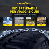 Snehové reťaze Goodyear G9 9 mm, veľkosť 080, certifikované snehové reťaze s atestom TÜV a ÖNORM pre osobné vozidlá 4
