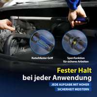 Goodyear profesionalni podesivi moment ključ 40-210 Nm, prihvat 1/2", s nasadnim ključevima 17 mm i 19 mm 5