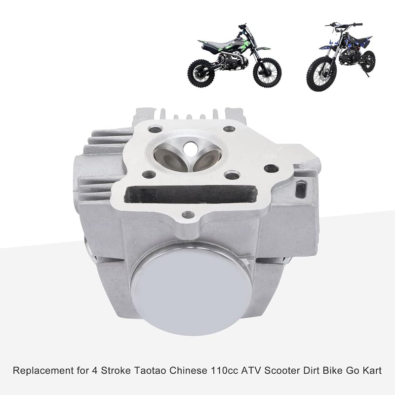 GOOFIT 110cc ATV Hengerfej Szelepekkel Dugattyú Gyújtógyertya Tömítés Szett