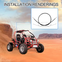 Cablu vitezometru GOOFIT pentru ATV / Quad / Scuter 150cc-250cc - 118 cm 6