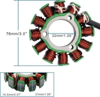 GOOFIT 12 Tekercs Gyújtás Stator Magneto Suzuki RMZ250 RMZ450 2013-2018 2