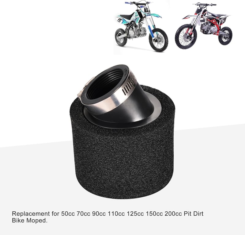 GOOFIT 42mm fekete hajlított légszűrő 50-200cc pit bike quad ATV robogó