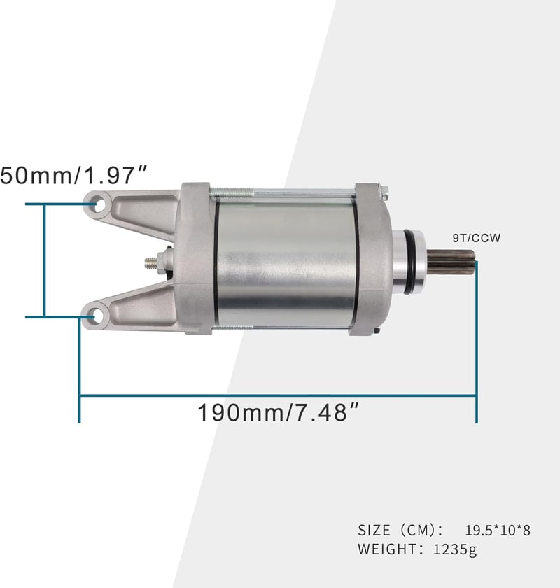 GOOFIT 9T CCW Elektromos Starter Motor KVF750 TERYX 750 800 2008-2018