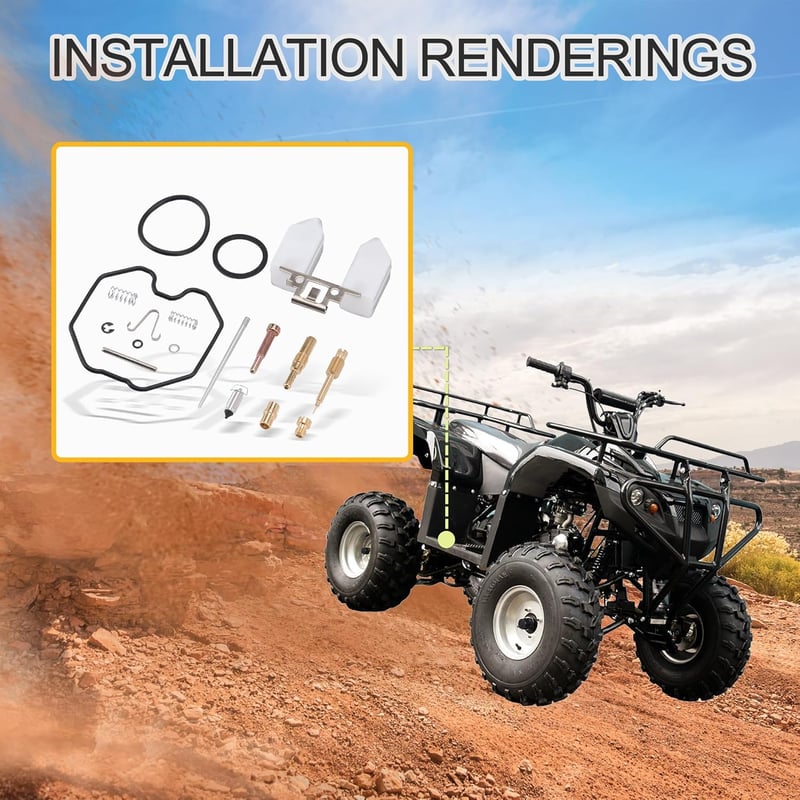 GOOFIT GY6 125cc ATV Quad Karburátor Javítókészlet 26mm CG125cc