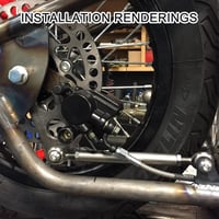 GOOFIT hátsó fékszerelvény SSR/SDG 107/110/125cc pit bike-hoz 6