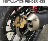 GOOFIT Hátsó Tárcsafék Főhenger Komplett Egység 50cc 70cc 90cc 110cc 125cc ATV Quad Cross Motor Dirt Bike Fékrendszer Alkatrész 6