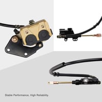 GOOFIT Hátsó Tárcsafék Főhenger Komplett Egység 50cc 70cc 90cc 110cc 125cc ATV Quad Cross Motor Dirt Bike Fékrendszer Alkatrész 4