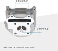GOOFIT Hengerfej Szeleppel 4 Ütemű GY6 49cc 50cc Robogó Moped 139QMA 139QMB Motor Alkatrész 3