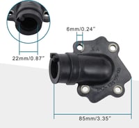 GOOFIT Szívócsonk + Nádlap Csere Jog Vino Zuma BWS Minarelli 50cc Aerox Nitro SR50 2