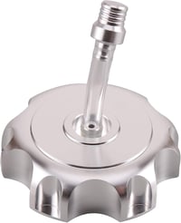 GOOFIT Univerzális Ezüst Alumínium Tanksapka - Kompatibilis Taotaco, Roketa, Apollo, SSR, KLX110, TTR110, XR/CRF50/70/80/110 Dirt Bike Model 1