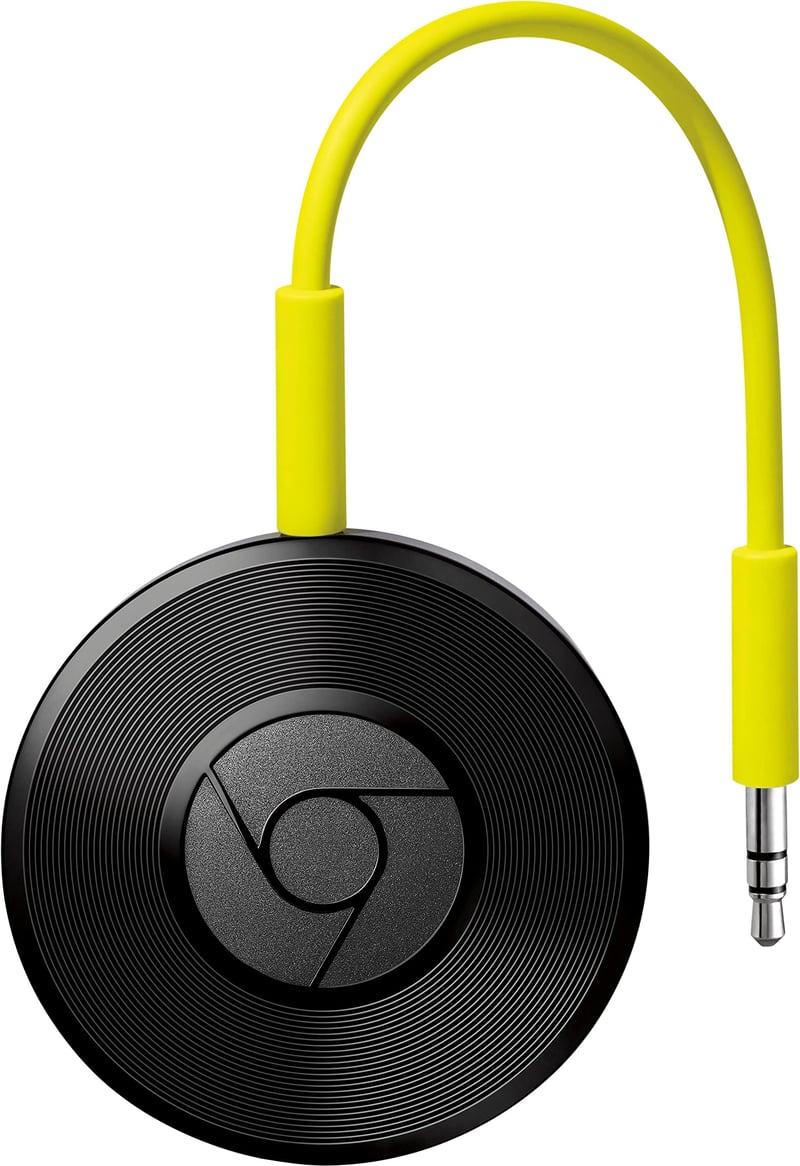 Streamovací prehrávač médií Google Chromecast Audio J42R-UXGA – lesklá čierna