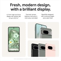 Inteligentný telefón Google Pixel 8 – Android bez blokovania, pokročilý fotoaparát Pixel, 24-hodinová výdrž batérie, silné zabezpečenie – obsidiánová, 128 GB 4