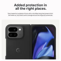 Tenké puzdro na telefón Google Pixel 9 Pro Fold - Obsidiánovo čierna farba - Slim ochranný kryt 3
