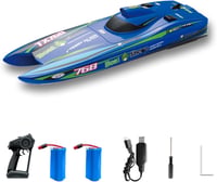 Goolsky RC Hajó 2.4GHz 30km/h Brushless Turbómotor Vízálló Versenycsónak 1