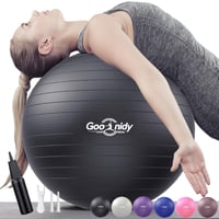 Ergonomický balík pre zdravé sedenie: fitlopta + opierka zápästia + stojan na monitor + klinový vankúš 2