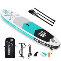 Nafukovací SUP paddleboard Goosehill Sailor, dvojvrstvový - zelený 1