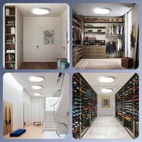 GOOSKI 24W LED Mennyezeti Lámpa Mozgásérzékelővel, 4000K Semleges Fehér, Lapos Design 7