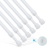 Goowin 6 db Teleszkópos Rúd 55-90 cm Feszítőrúd Fúrás Nélkül Fehér - 55-90cm, White 1