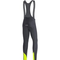 Pánske cyklistické nohavice GORE WEAR C3 Thermo s trakmi, XL EU, čierno-neónovo žlté 4
