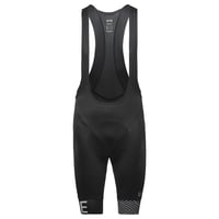 Pantaloni scurți cu bretele pentru ciclism GORE WEAR C5 Opti pentru bărbați, cu bazon, pentru vreme caldă, croială strâmtă, negru/alb, mărimea L (EU) 1