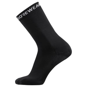 GORE WEAR Essential unisex čarape – crne, veličina 47-49 (EU) – izdržljive sportske čarape od recikliranih materijala, srednja visina sare