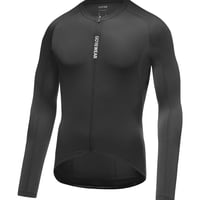 Pánsky cyklistický dres s dlhým rukávom GORE WEAR Spinshift - čierny, veľkosť L (EU) 3