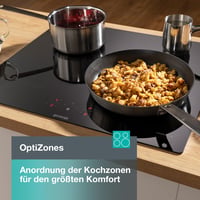 Gorenje GI621FMC Indukciós Főzőlap Üvegkerámia BridgeZone TouchControl PowerBoost Timer Gyerekzár Maradékhő Jelző Fekete 10
