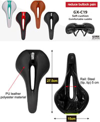GORIX GX-C19 Ergonomikus Kerékpár Nyereg Férfi és Női 3