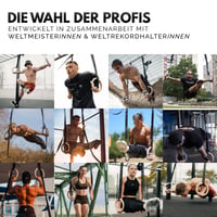 GORNATION Drevené gymnastické kruhy, Gym Rings, kruhy na kalisteniku, olympijské gymnastické kruhy + upevňovacie popruhy so značkami a taškou, na vnútorné po 5