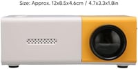 Goshyda 1080P hordozható projektor HDMI USB AV okostelefonhoz 6