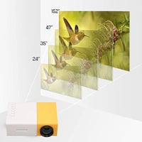 Goshyda 1080P hordozható projektor HDMI USB AV okostelefonhoz 8