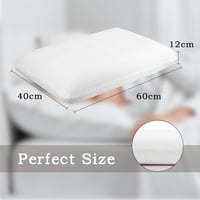 Gosider Memory Foam Párna - Kényelmes Alvópárna Hát- és Oldalt Alvóknak, Levehető Mosható Huzattal, Fehér, 60x40 cm 5